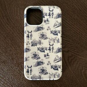 Blue and White Phone Case